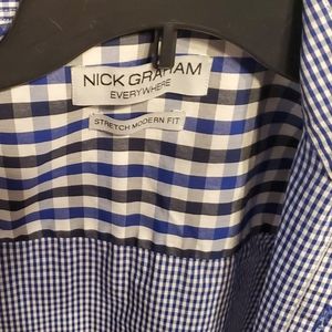 Nick Graham boys button up shirt